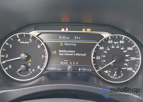 2025 Nissan Altima Sv Fwd из США, поврежденный, VIN 1N4BL4DV1SN362055